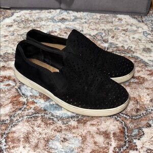 Sonoma Black and White Flats Slip-On Shoes